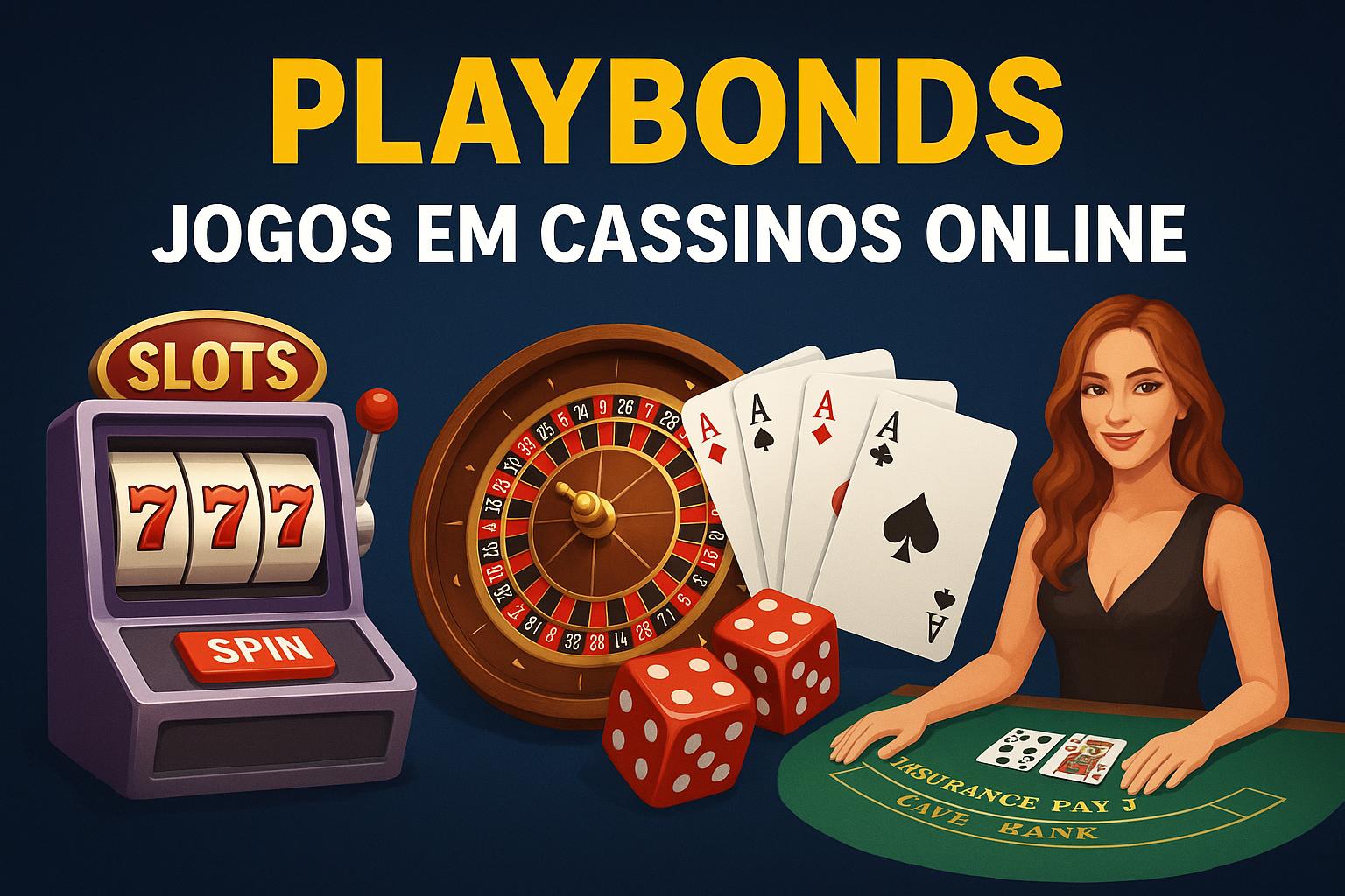 Jogos de cassino online inovadores e emocionantes na PLAYBONDS